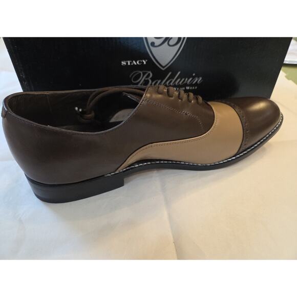 (New) Stacy Baldwin Regency Brown And Beige Size 11D Taup Formal Shose